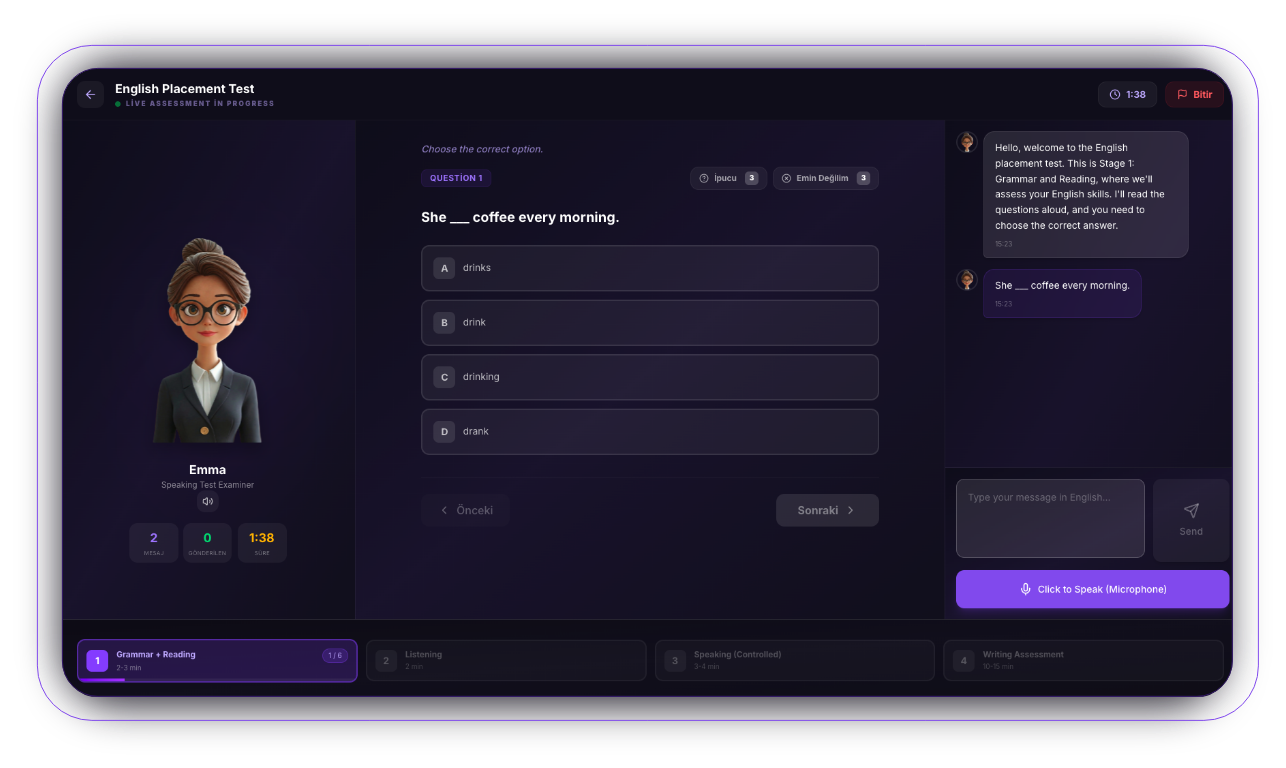 Emma AI Neural Dashboard